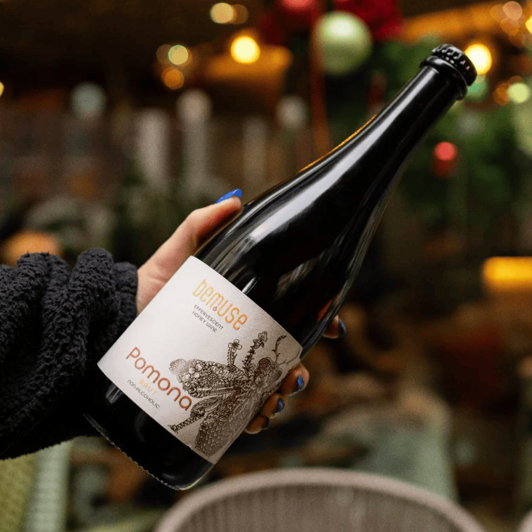 Bemuse Pomona Brut - alcoholvrije honingwijn bij Nono Zero