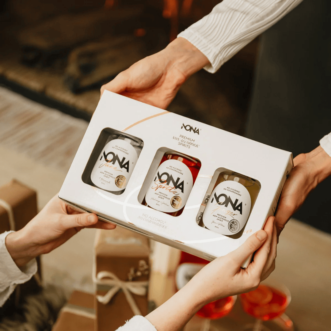 Alcoholvrij cadeau: NONA Giftpack 3x20cl
