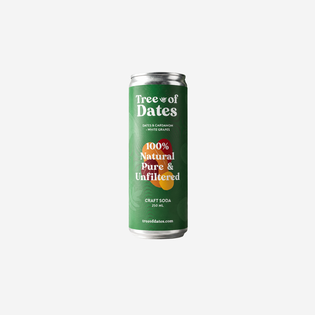 Tree of Dates Craft soda | Dates & Cardamom & White Grapes Nono Zero