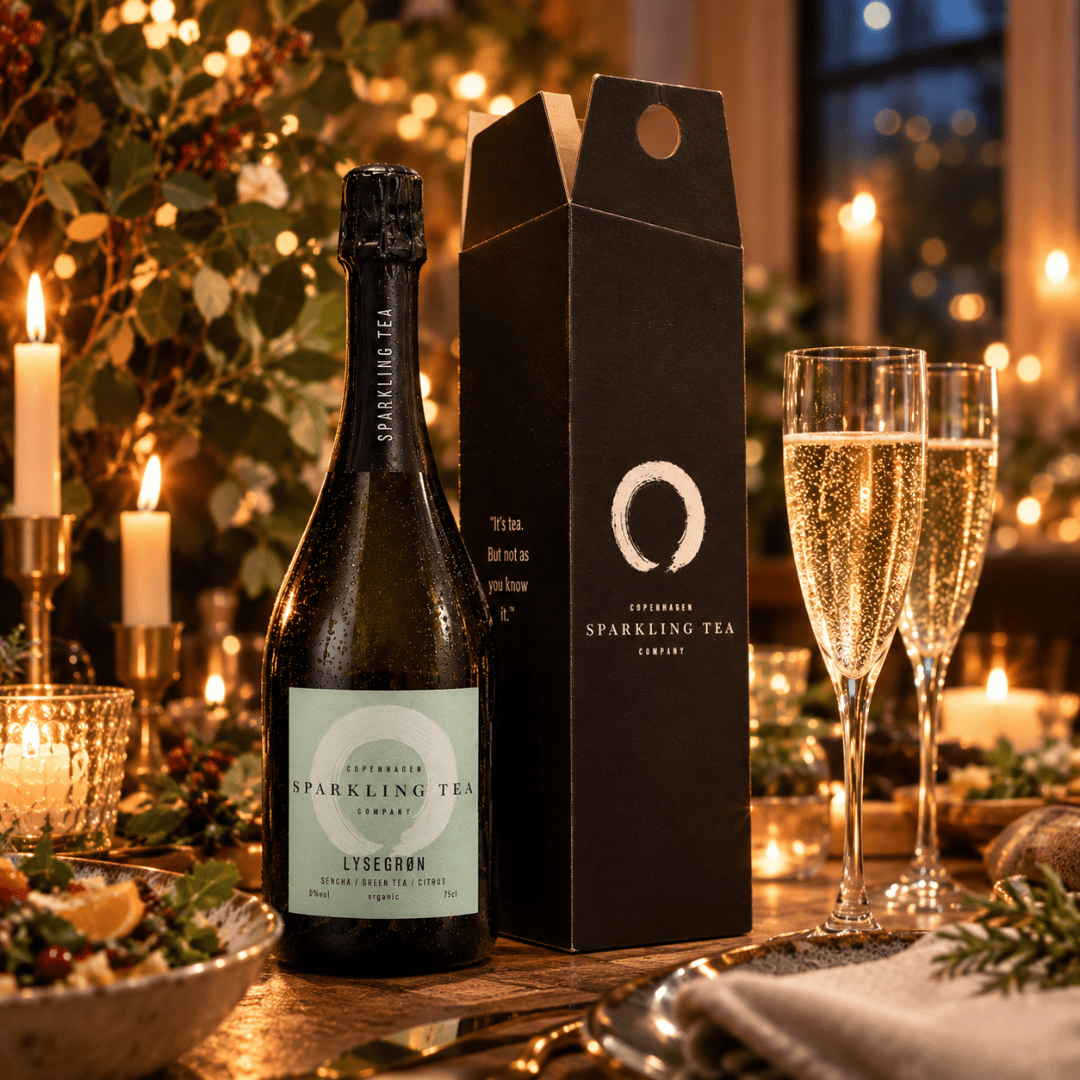 Copenhagen Sparkling Tea LYSEGRØN 0.0% met Gift Box