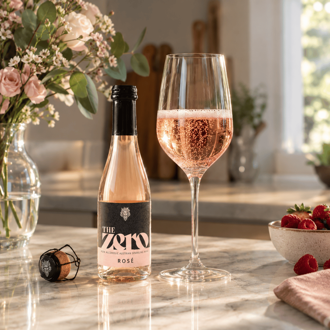 The Zero Sparkling Rosé Piccolo 20 cl lekkere ros bubbel