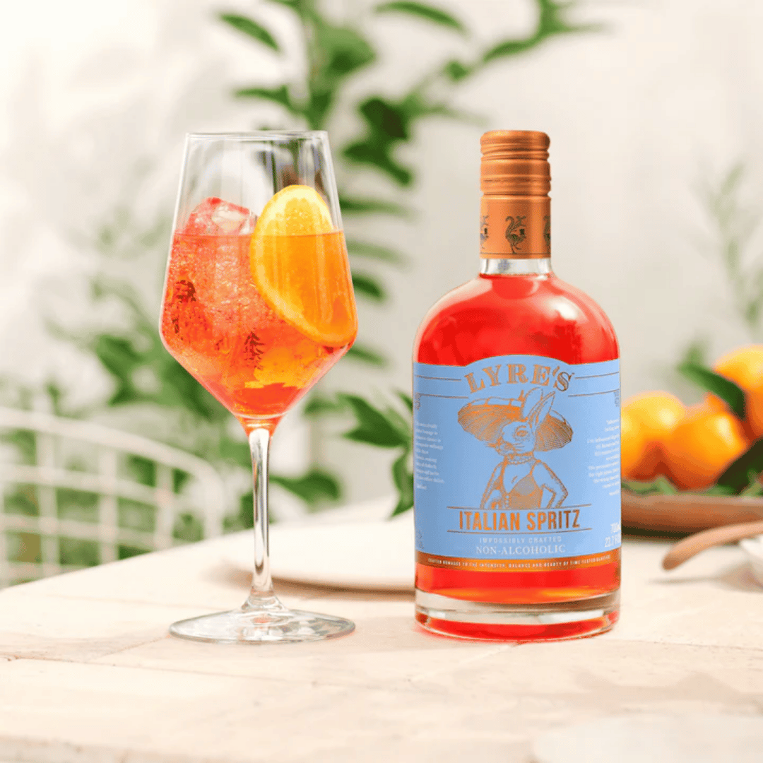 Alcoholvrije aperol van Lyre's