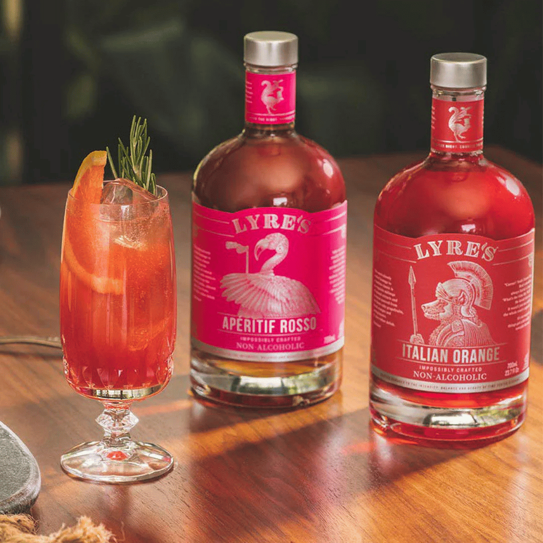 Alcoholvrije vermouth: lyre's Rosso