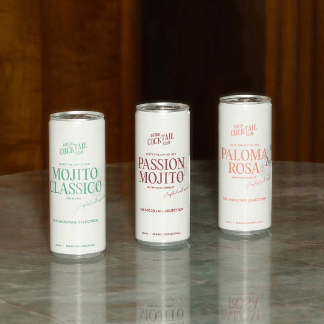 Dutch Cocktail Club alcoholvrije drankjes, ready to drink