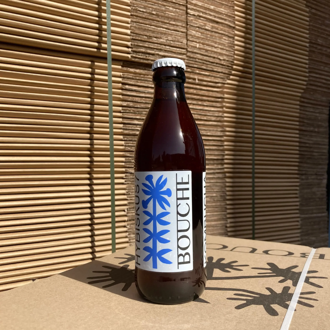 Lekkerste kombucha | Bouche Kombucha | Hybiskus7 33cl