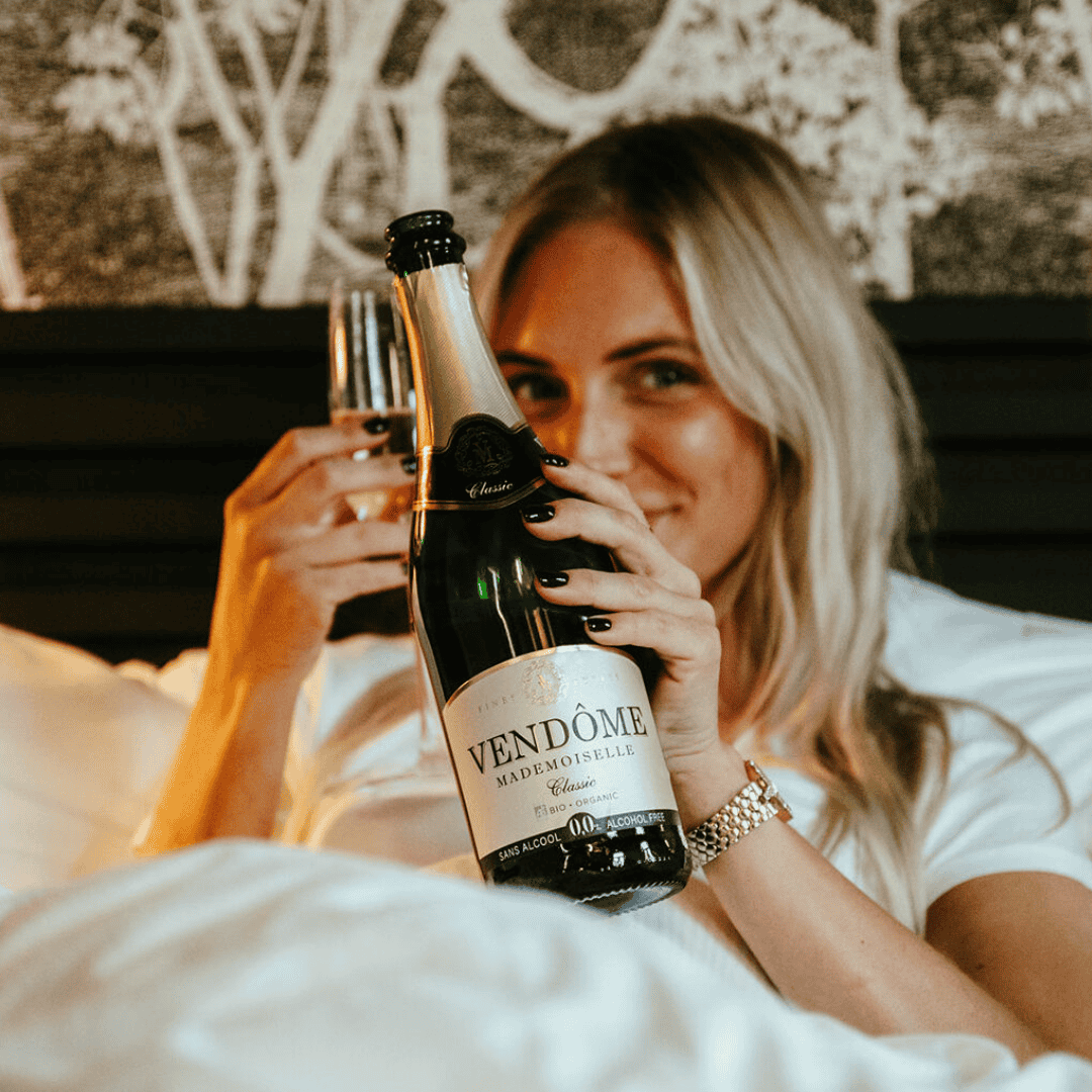 Lekkere alcoholvrije prosecco bij Nono Zero