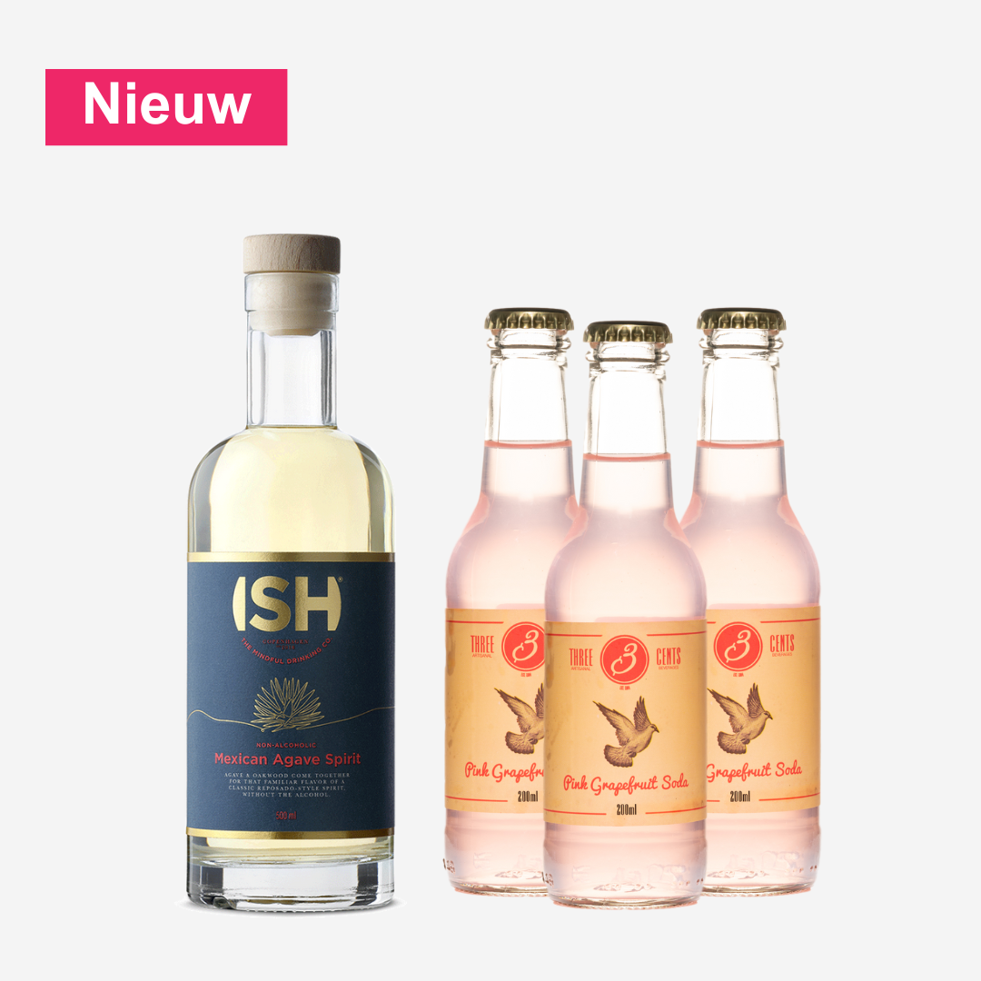 Alcoholvrij Paloma Cocktailpakket bij Nono Zero