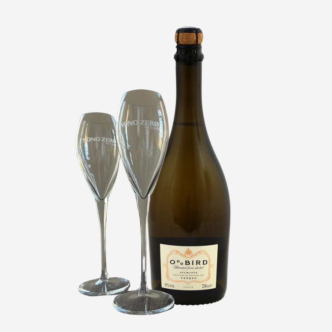 Giftset - Oddbird Champagne + 2 Champagneglazen