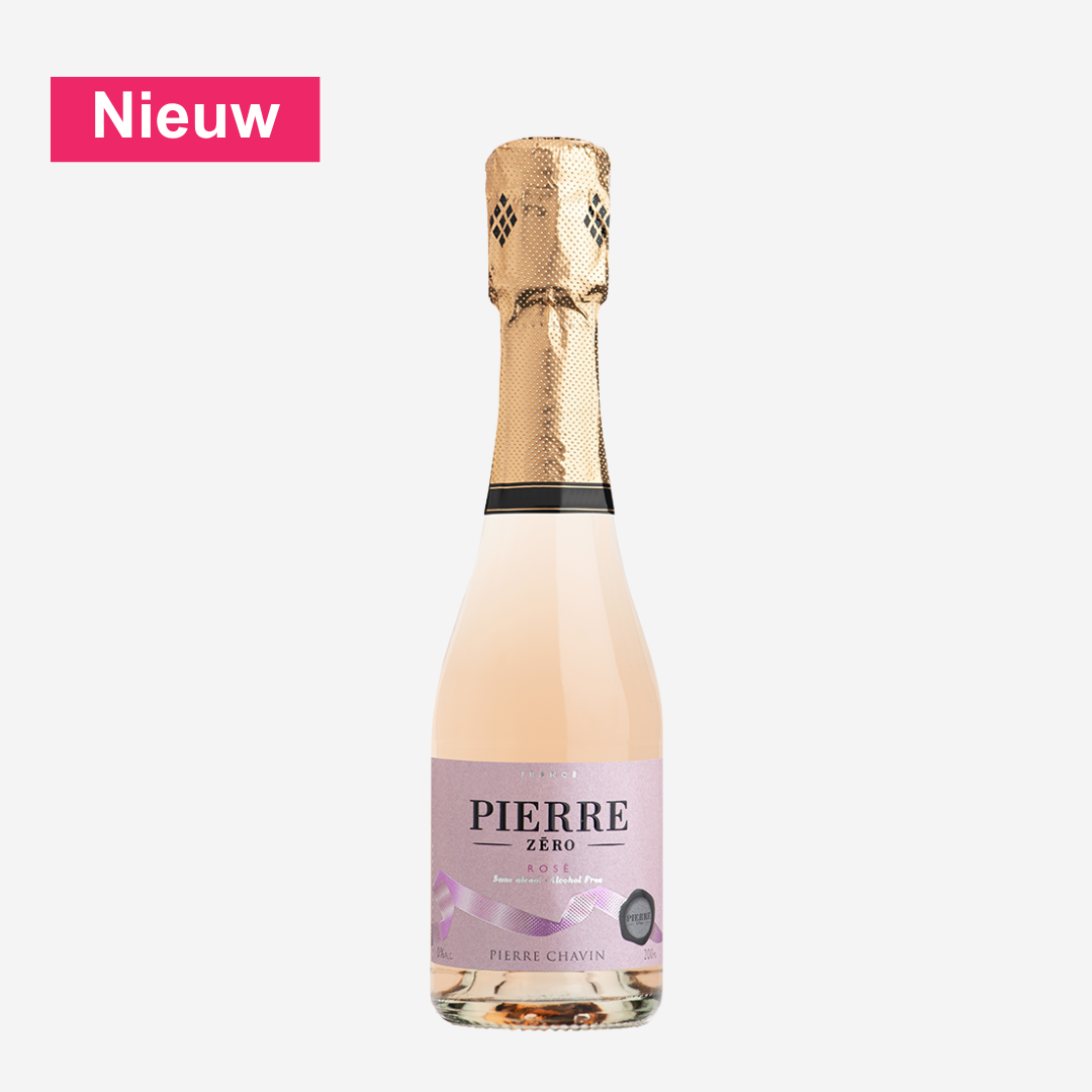 Pierre Zero Alcoholvrije Sparkling Rosé - 20cl