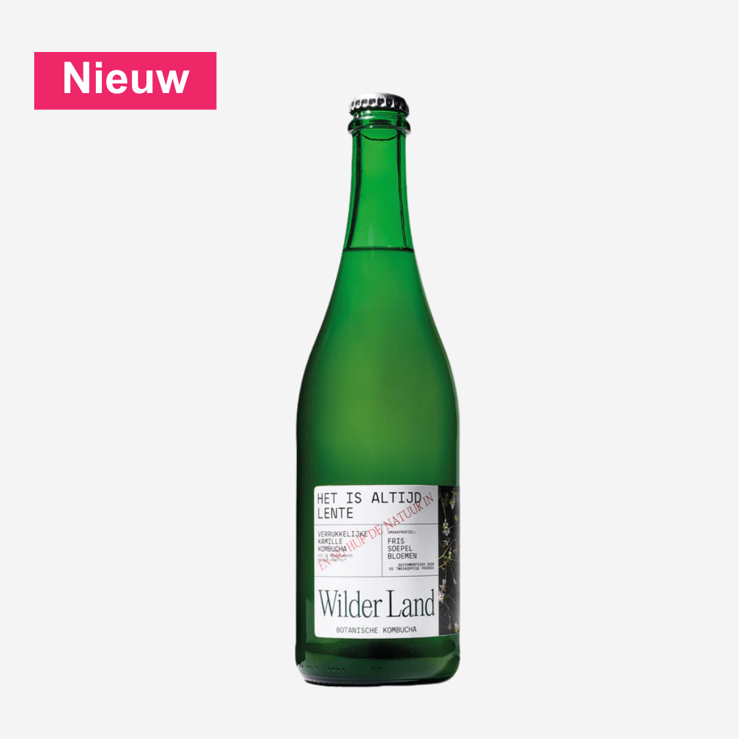 Wilder Land Kombucha Het is altijd lente - 75 cl
