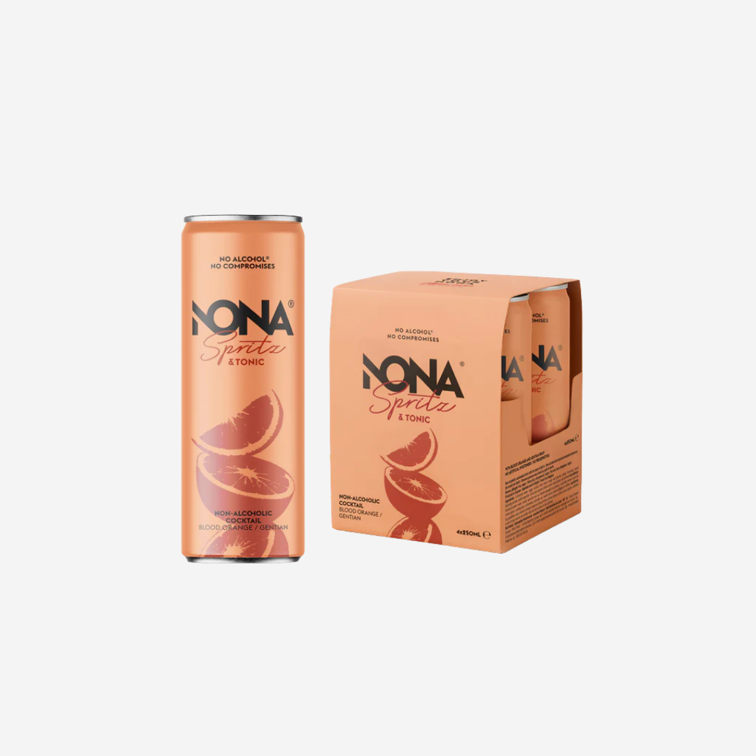 NONA Spritz & Tonic – Premium alcoholvrij aperitief (4 x 250ml) bij Nono Zero