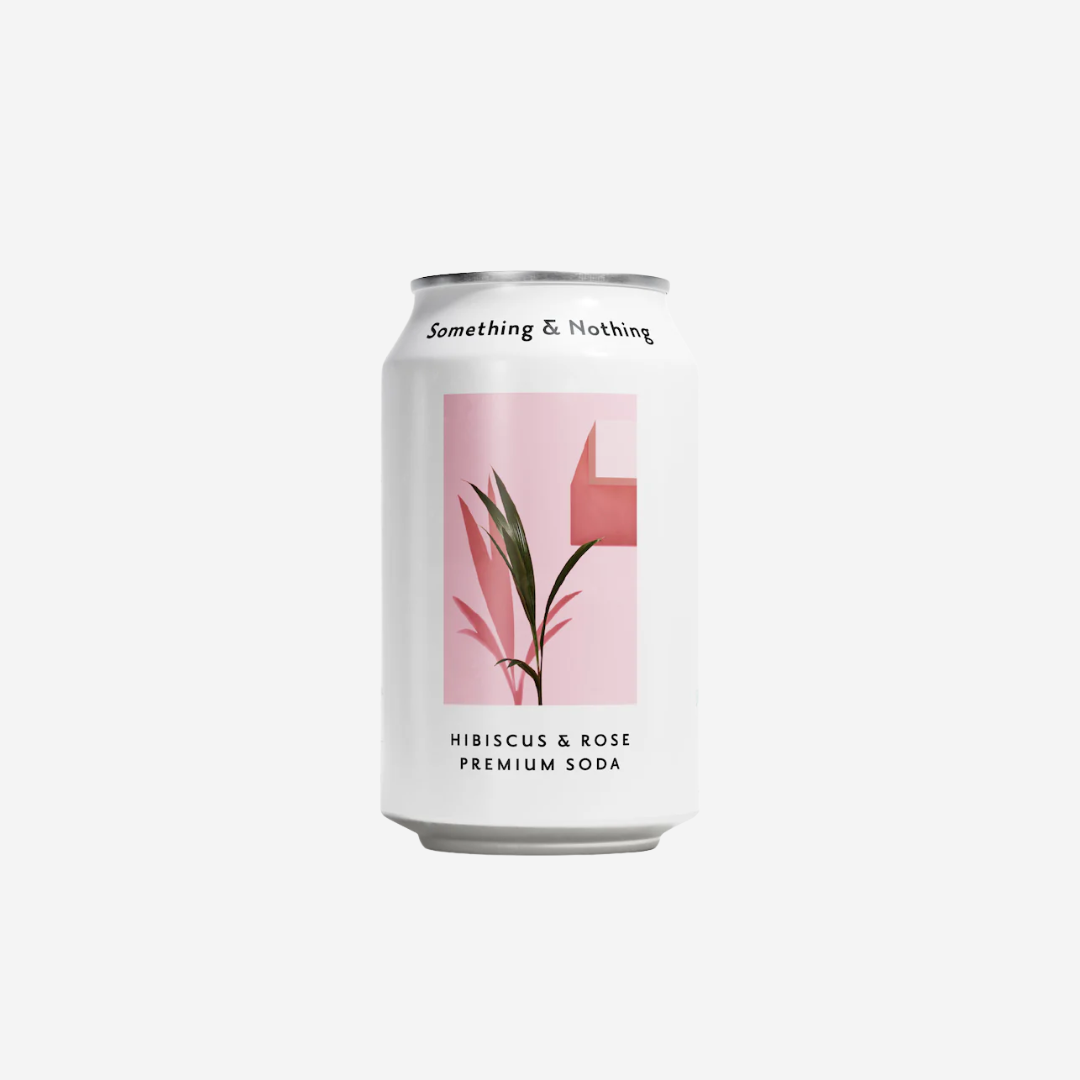 Something & Nothing Seltzer - Hibiscus Rose | Nono Zero