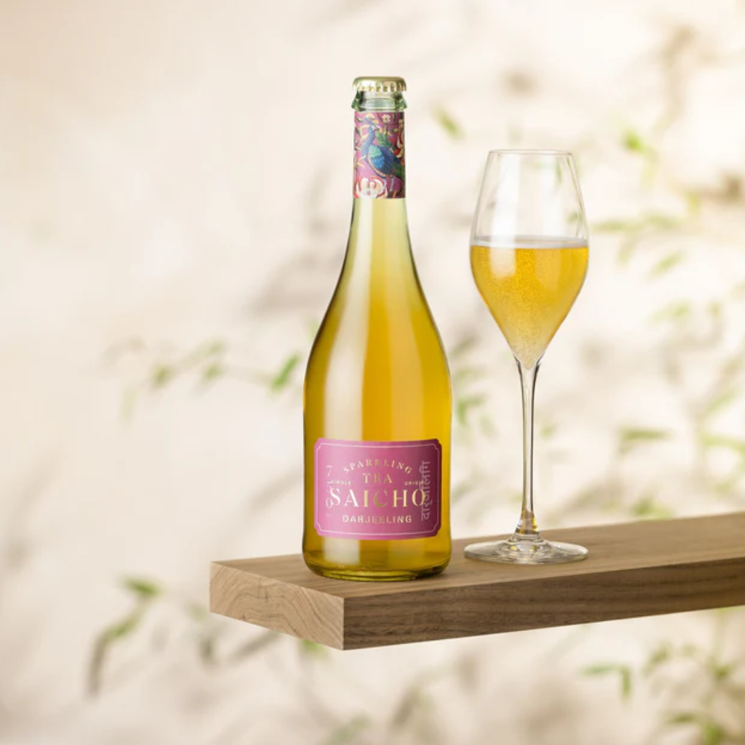Saicho sparkling tea Darjeeling bij Nono Zero