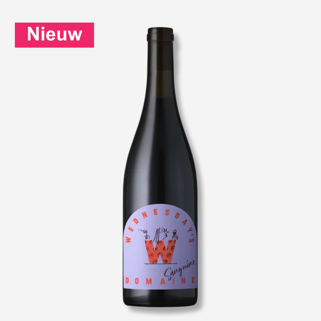 Wednesday's Domaine Sanguine: Alcoholvrije rode wijn (0.0%)