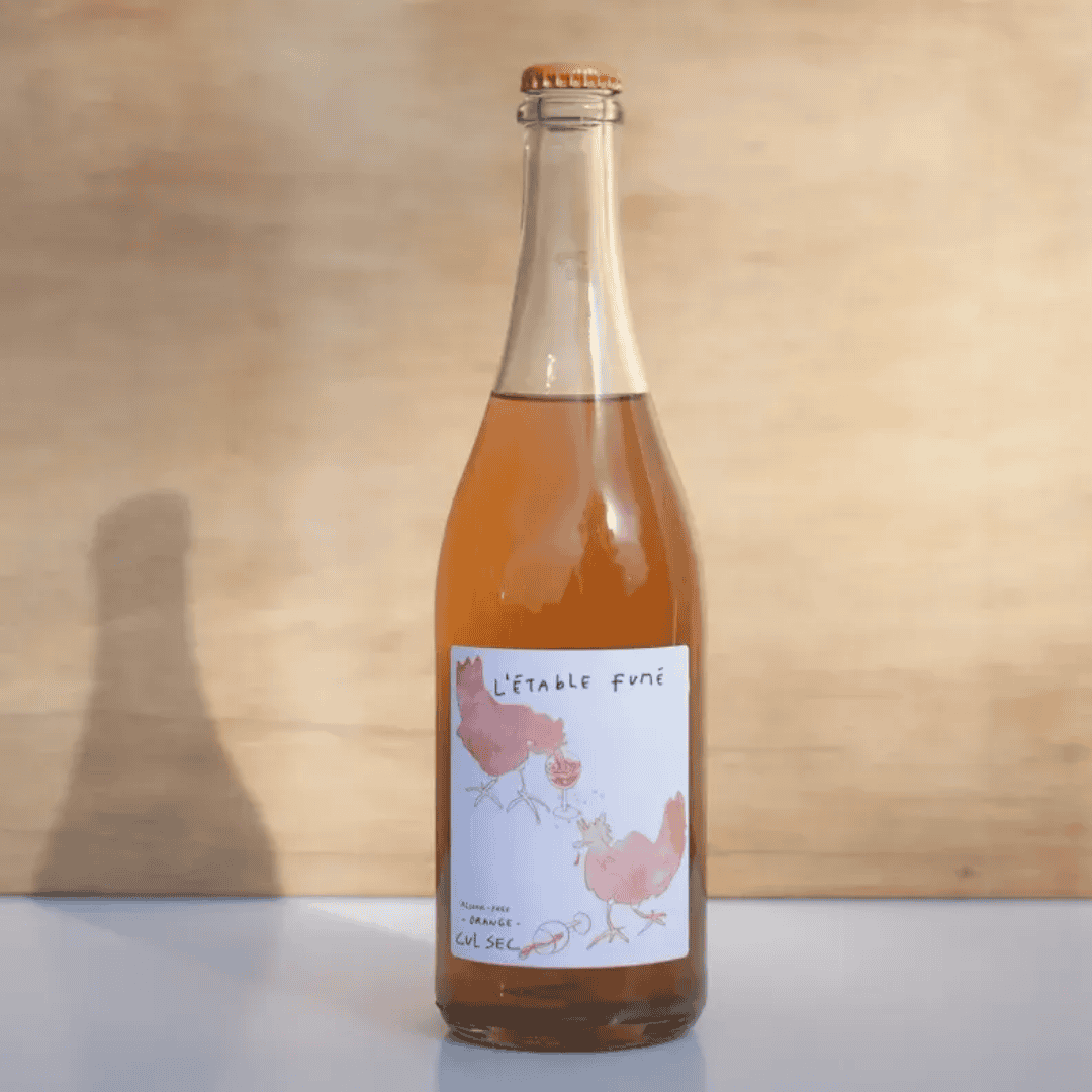 Cul Sec L'Étable fumé – Orange alcoholvrije natuurwijn bij Nono Zero