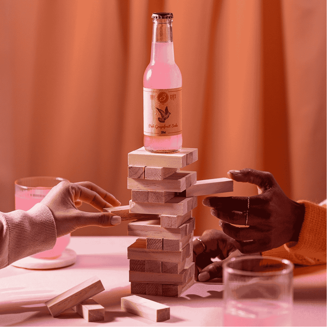 Three Cents Pink Grapefruit Soda | premium tonic bij Nono Zero