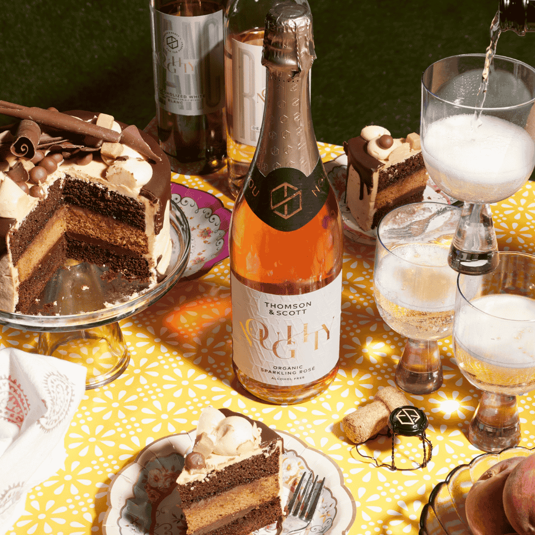 Thomson & Scott Noughty Organic Sparkling Rosé | bij Nono Zero