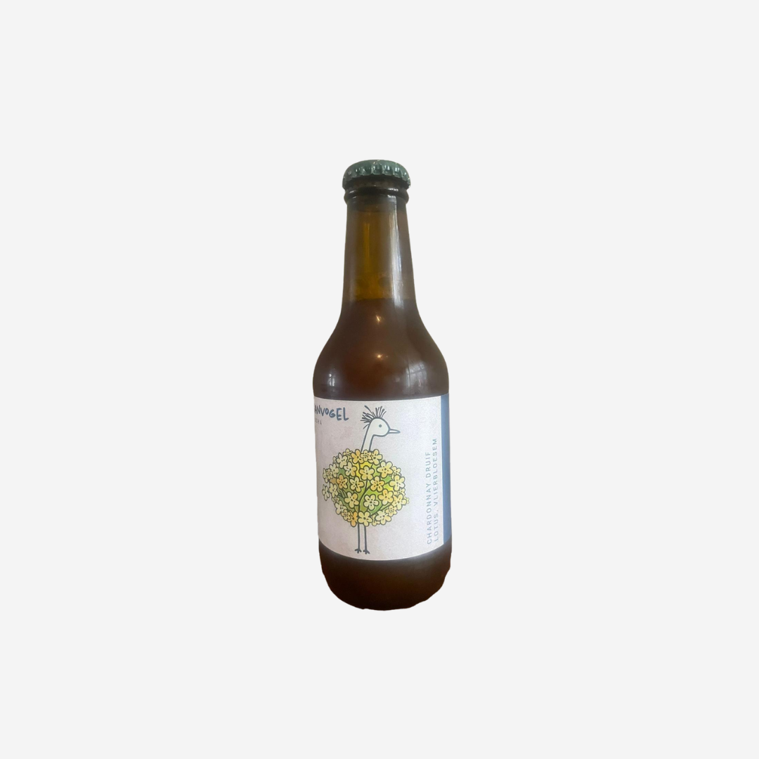 Kraanvogel Kombucha | Chardonnay druif, lotus & vlierbloesem bij Nono Zero