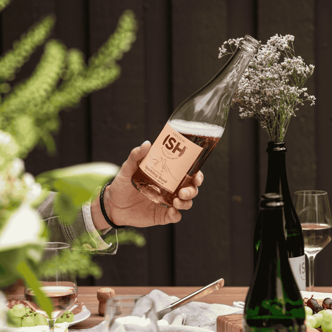 Château del ISH Sparkling Rosé - Alcoholvrij - proost