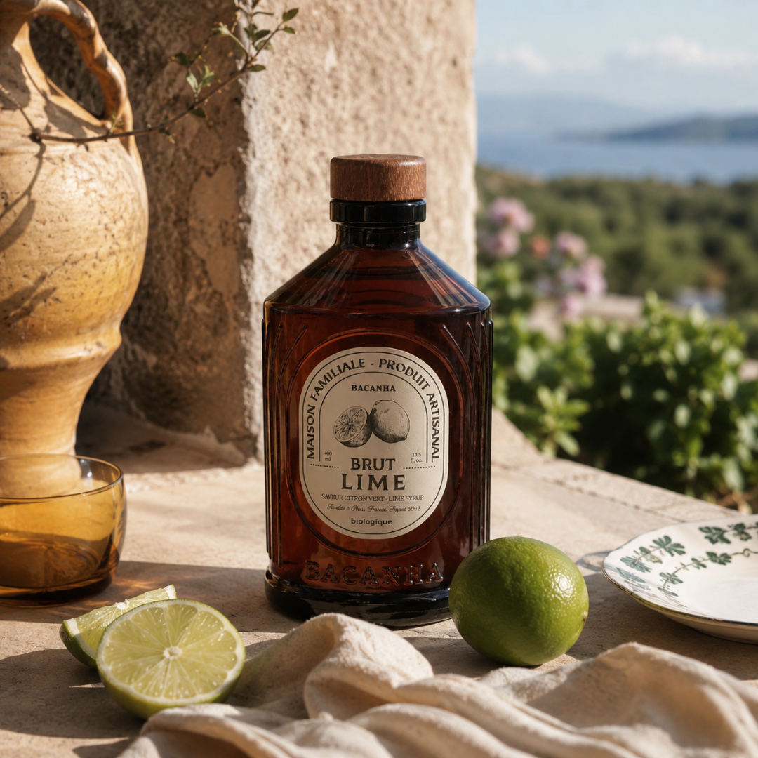 Limoen siroop voor alcoholvrije cocktails van Bacanha