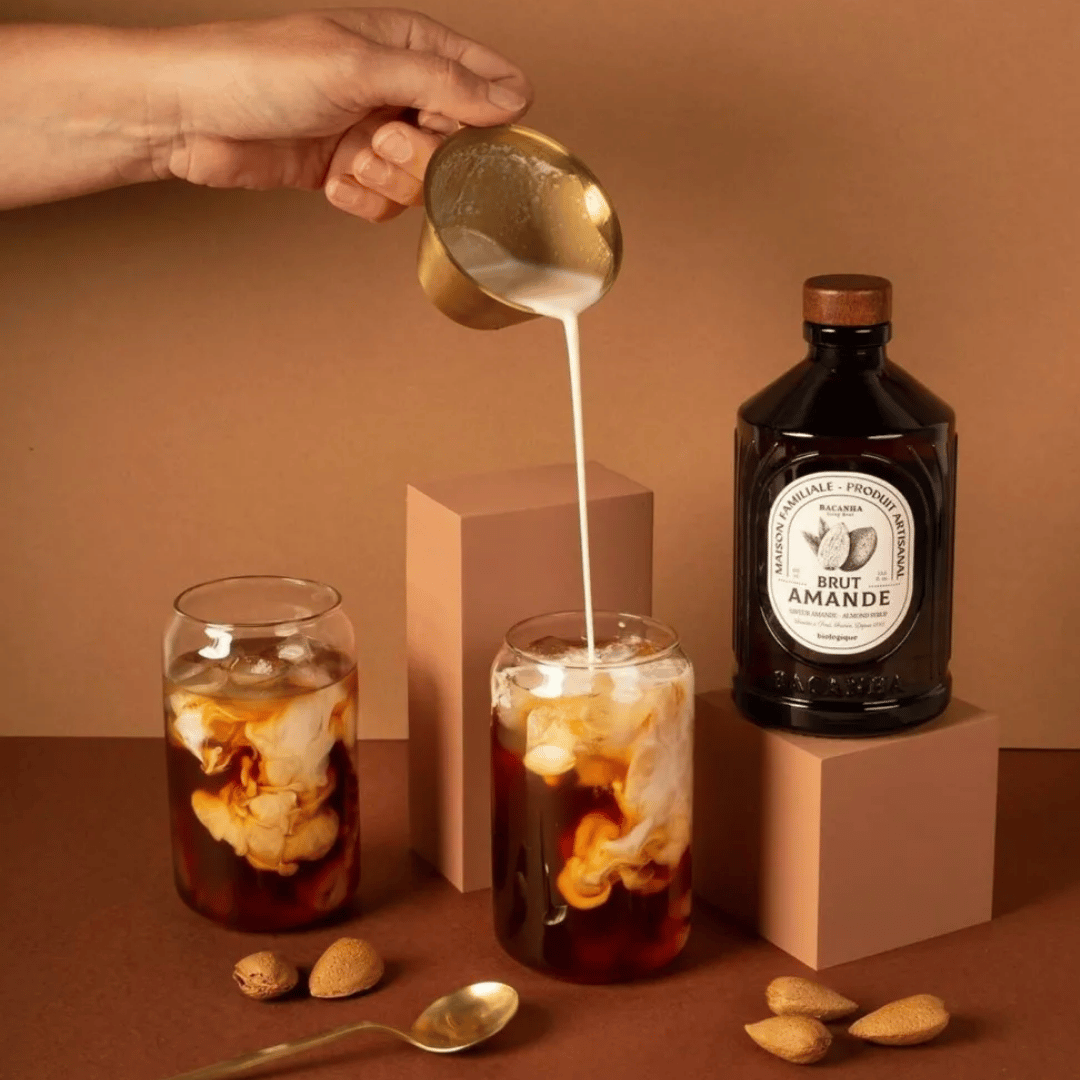 Lekkere amandelsiroop voor in koffie van Bacanha