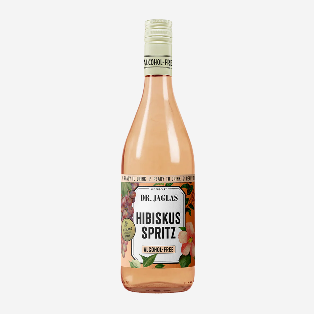 Dr. Jaglas Hibiskus Spritz – alcoholvrije Ready-to-Drink aperitief bij Nono Zero