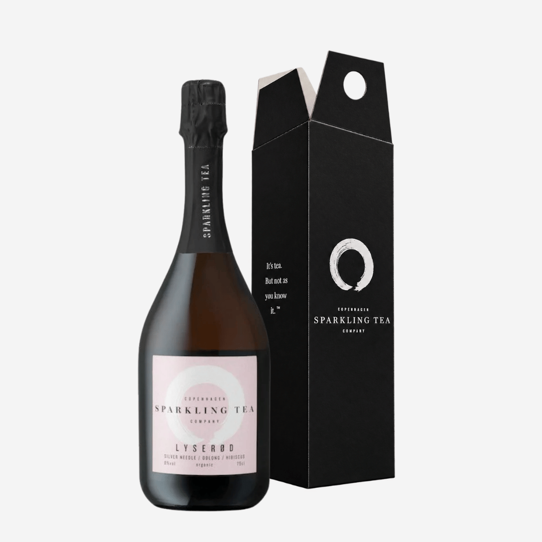 Copenhagen Sparkling Tea LYSERØD 0.0% met Gift Box bij Nono Zero