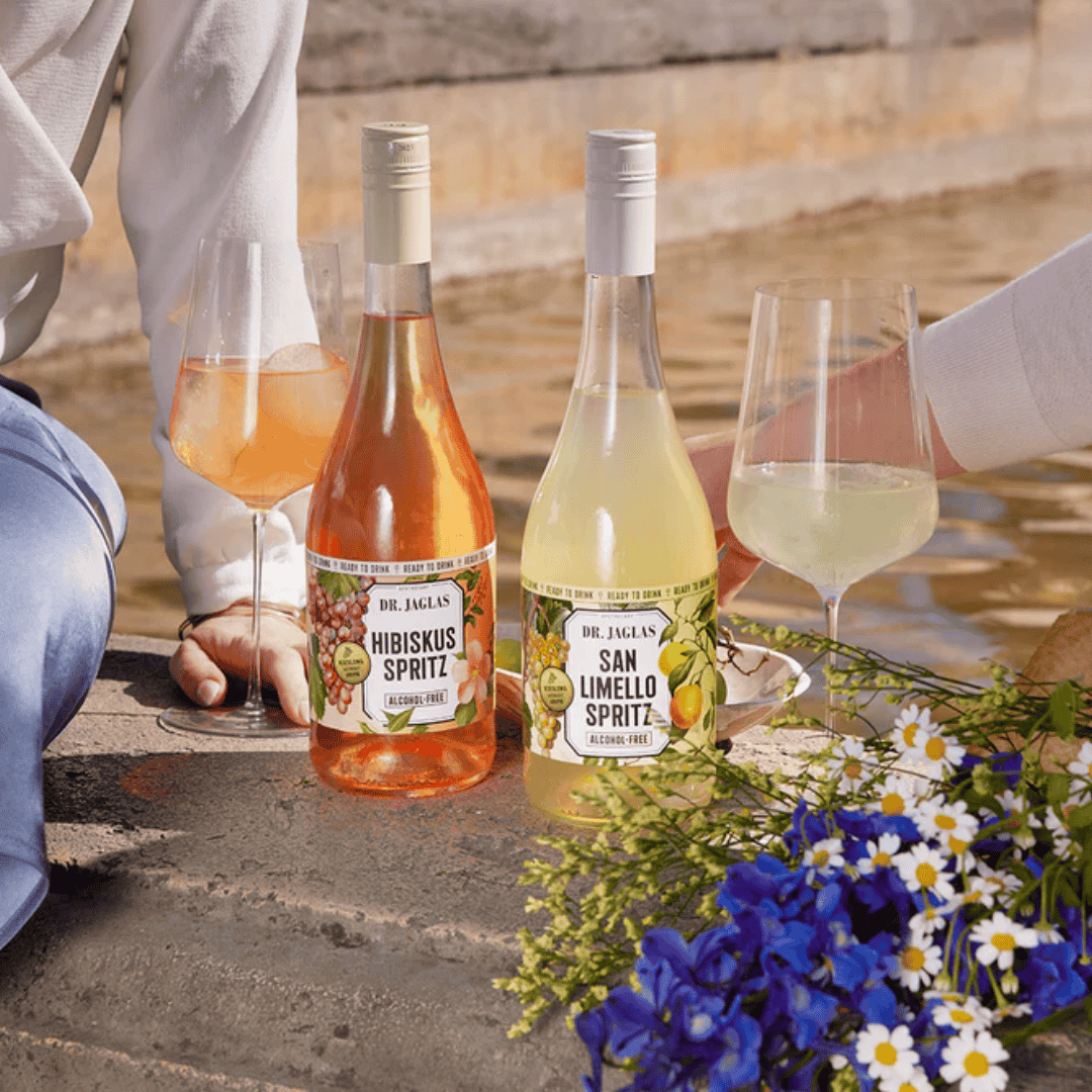 Dr. Jaglas aperitief: Ready to drink alcoholvrije cocktails