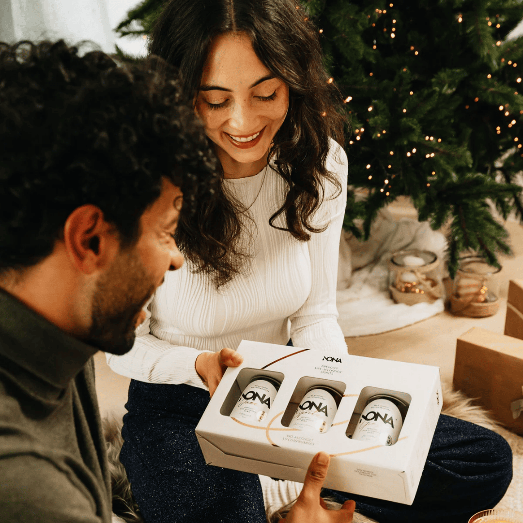 Alcoholvrij kerstgeschenk: NONA Giftpack 3x20cl