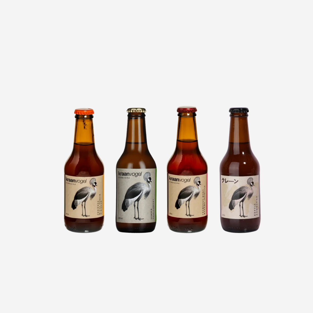 Kraanvogel - Kombucha Proefpakket - Nono Zero 