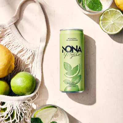NONA Mojito – Premium alcoholvrije cocktail (4 x 250ml) - Nono Zero 