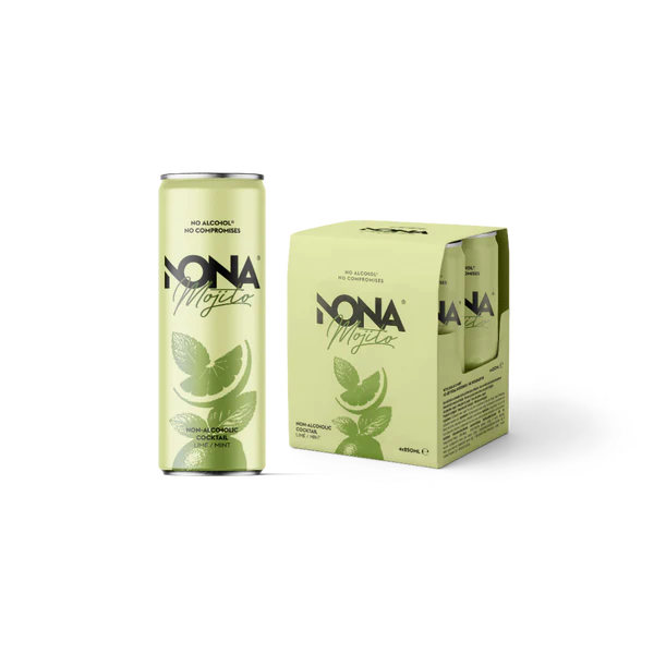 NONA Mojito – Premium alcoholvrije cocktail (4 x 250ml) - Nono Zero 