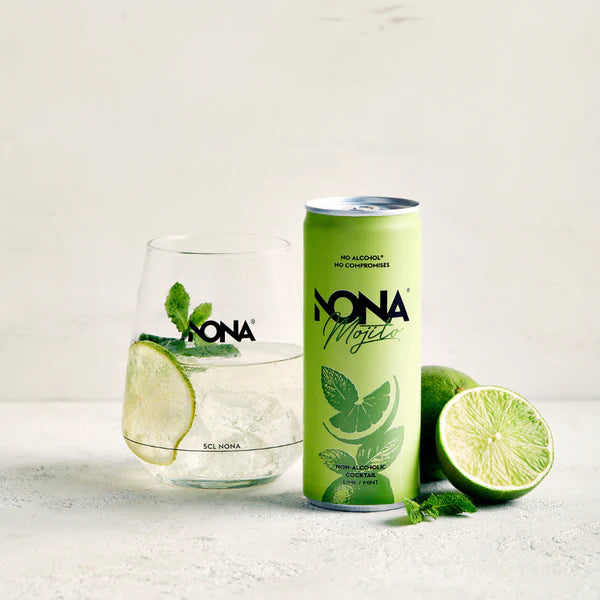 NONA Mojito – Premium alcoholvrije cocktail (4 x 250ml) - Nono Zero 
