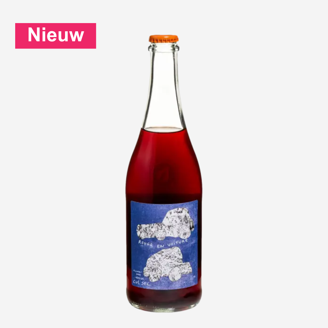 Cul Sec Rouge en Voiture - Alcoholvrije rode wijn