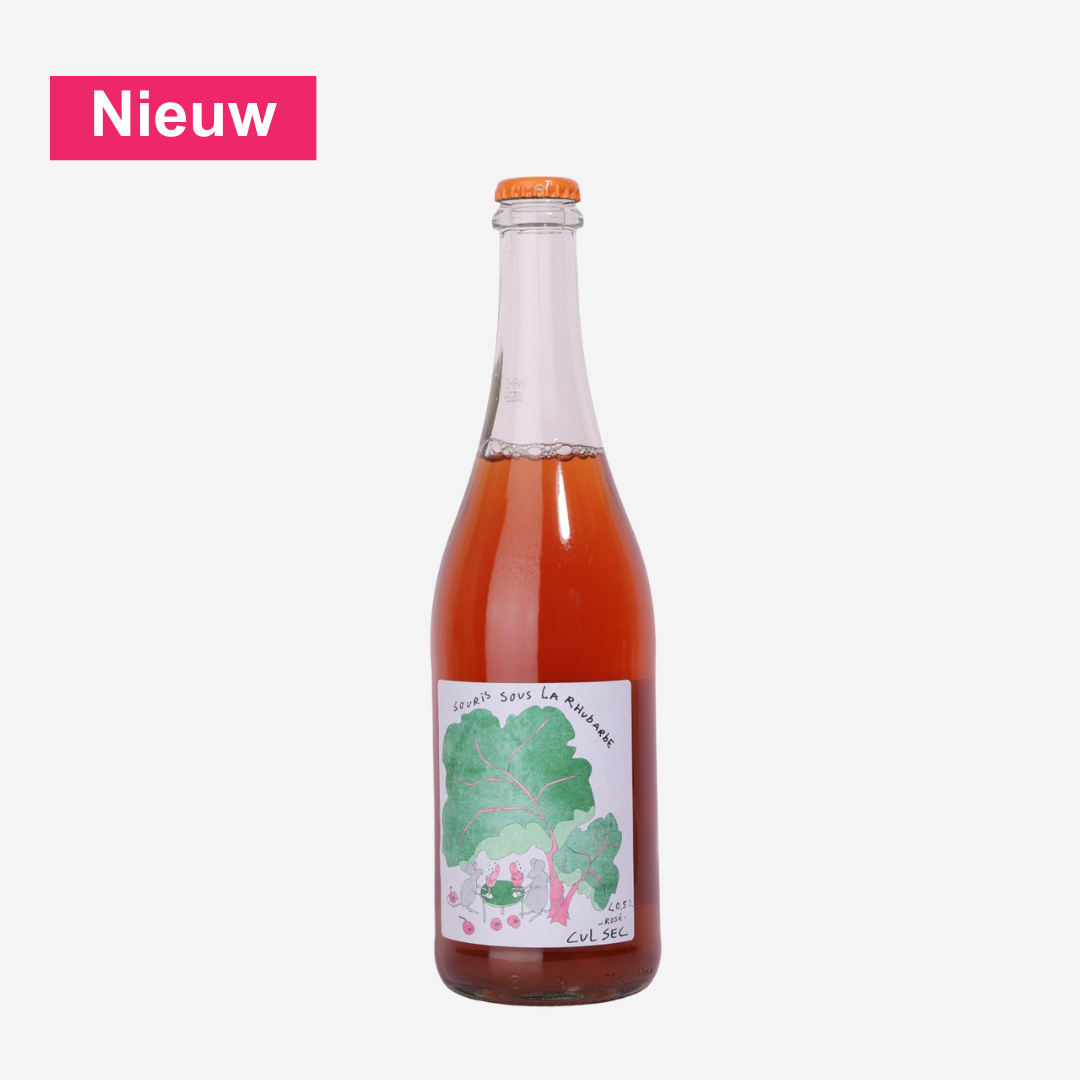 Cul Sec Souris sous la Rhubarbe | Alcoholvrije natuurwijn