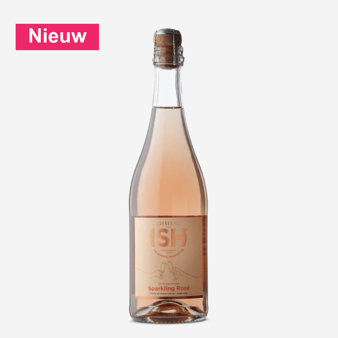 Château del ISH Sparkling Rosé - Alcoholvrij productfoto