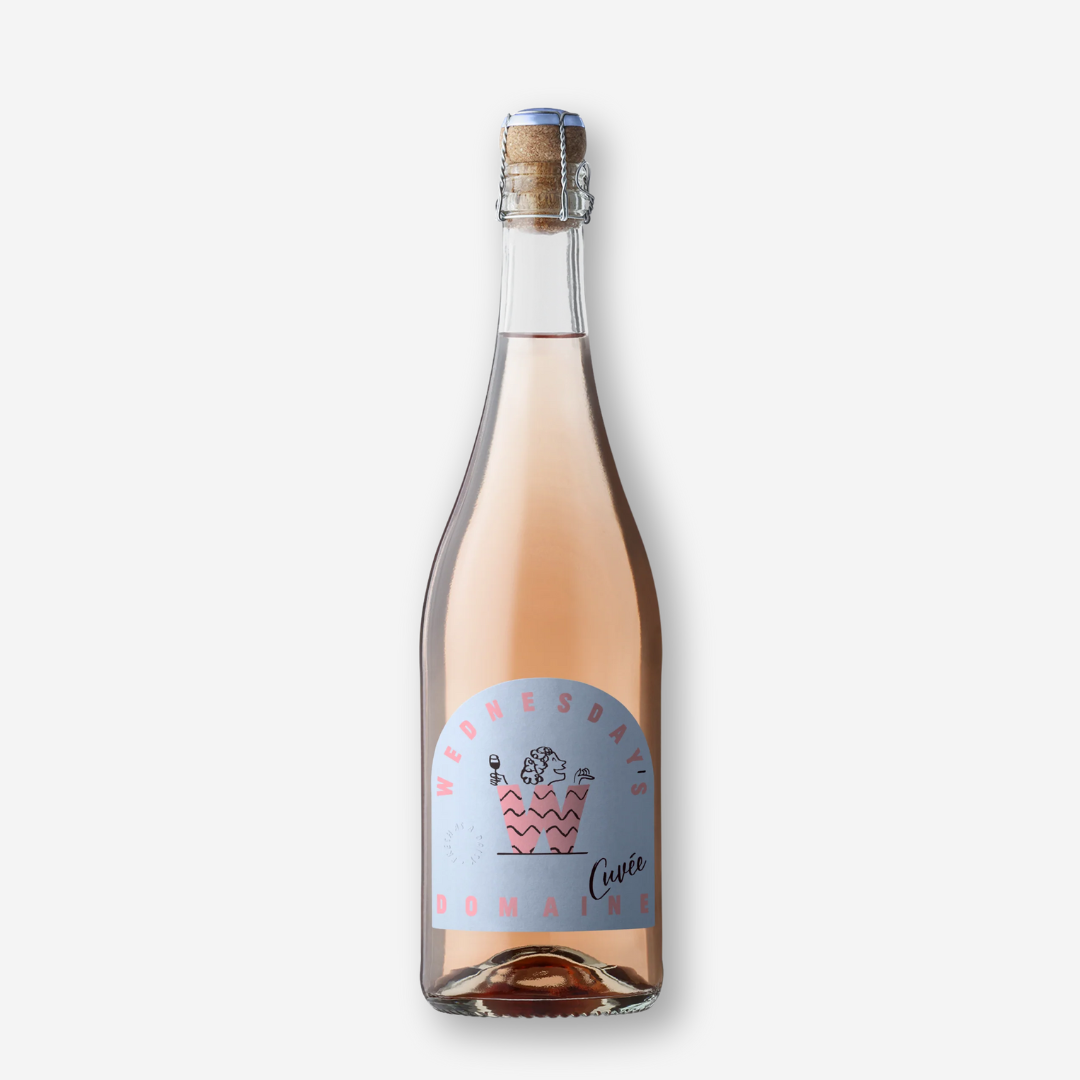 Wednesday's Domaine Cuvée: Alcoholvrije sparkling rosé bij Nono Zero