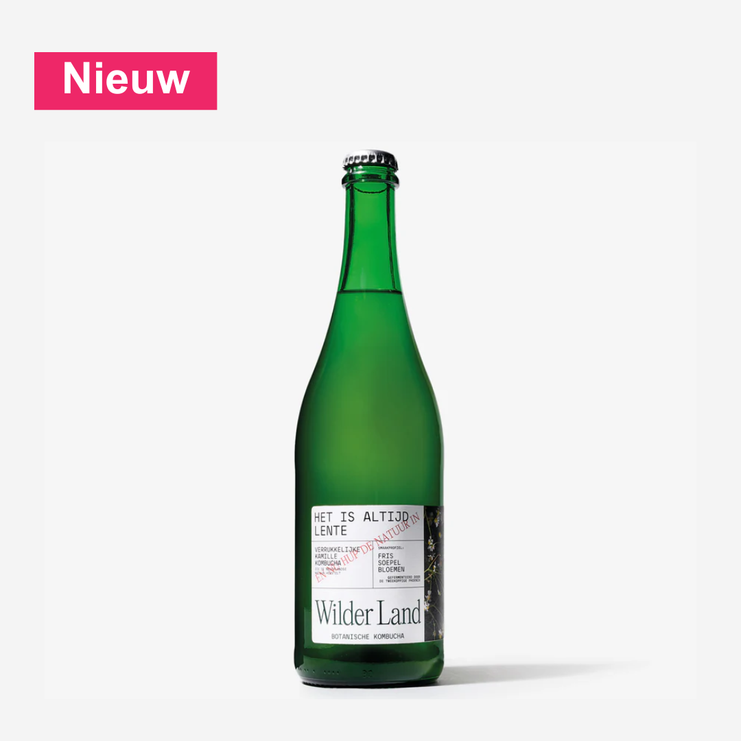 Wilder Land Kombucha Het is altijd lente - 37.5 CL Nono Zero