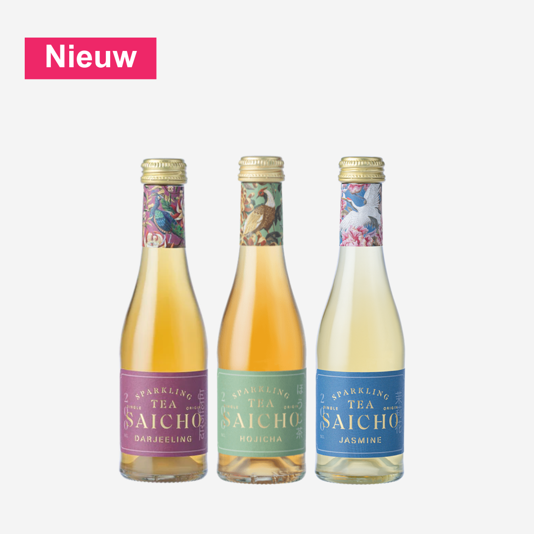 Proefpakket Saicho mini Sparkling Tea bij Nono Zero