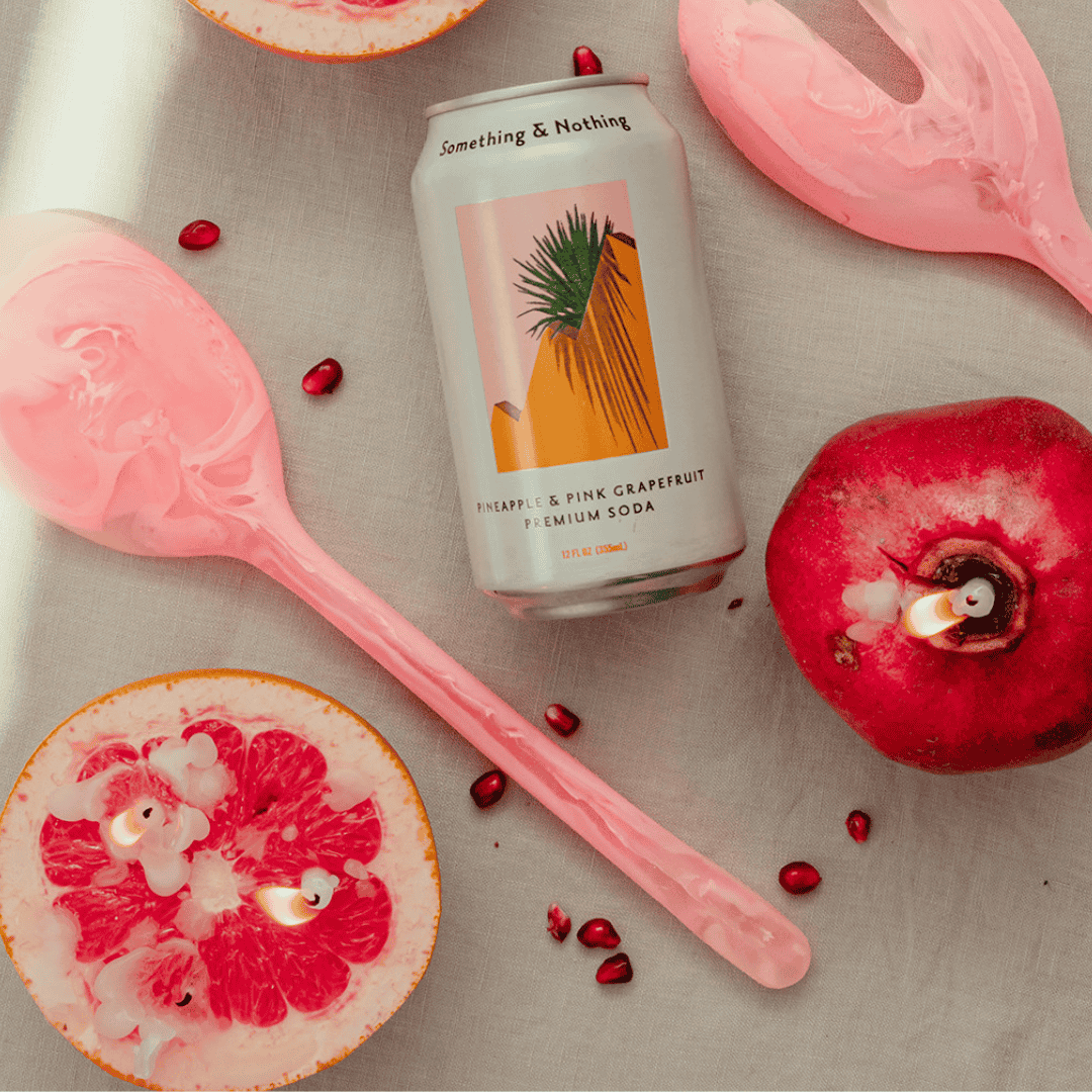 Nono Zero | Something & Nothing Premium Soda - Pineapple & Pink Grapefruit