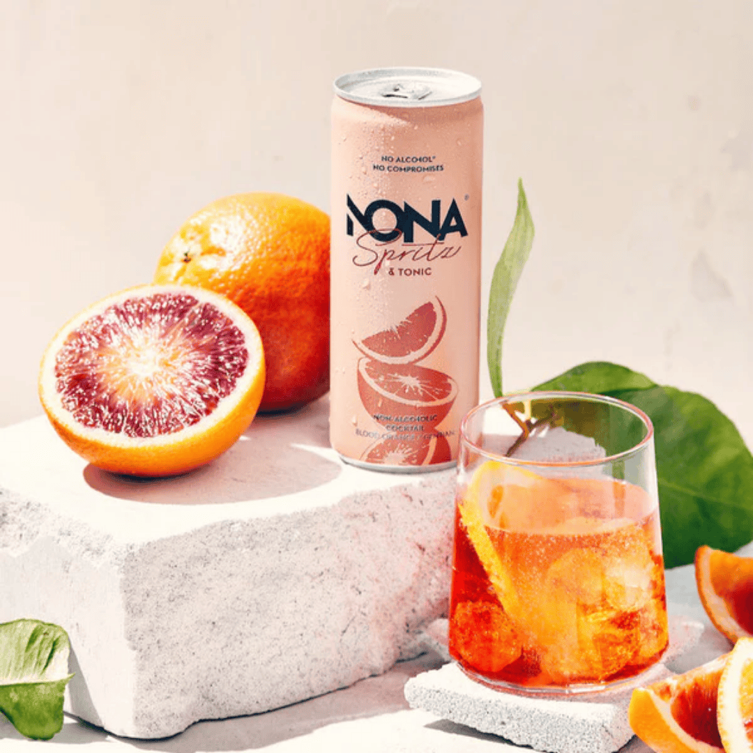 NONA Spritz & Tonic – Premium alcoholvrij aperitief (4 x 250ml)