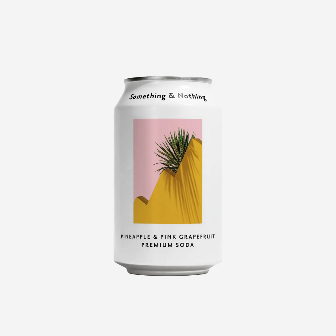 Something  & Nothing Premium Soda - Pineapple & Pink Grapefruit | Nono Zero