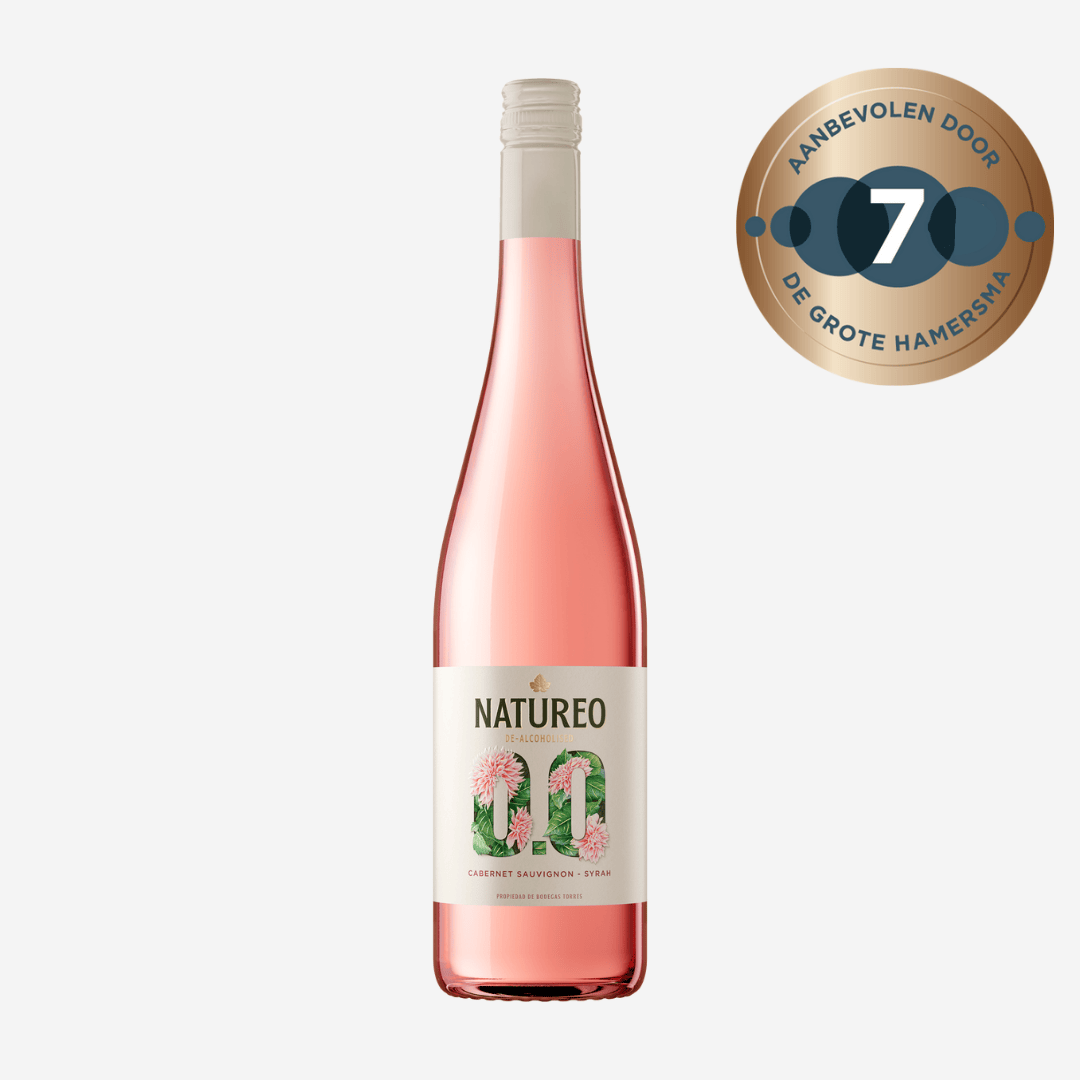 Torres Natureo Syrah Cabernet Sauvignon Rosé - alcoholvrije rosé | Nono Zero