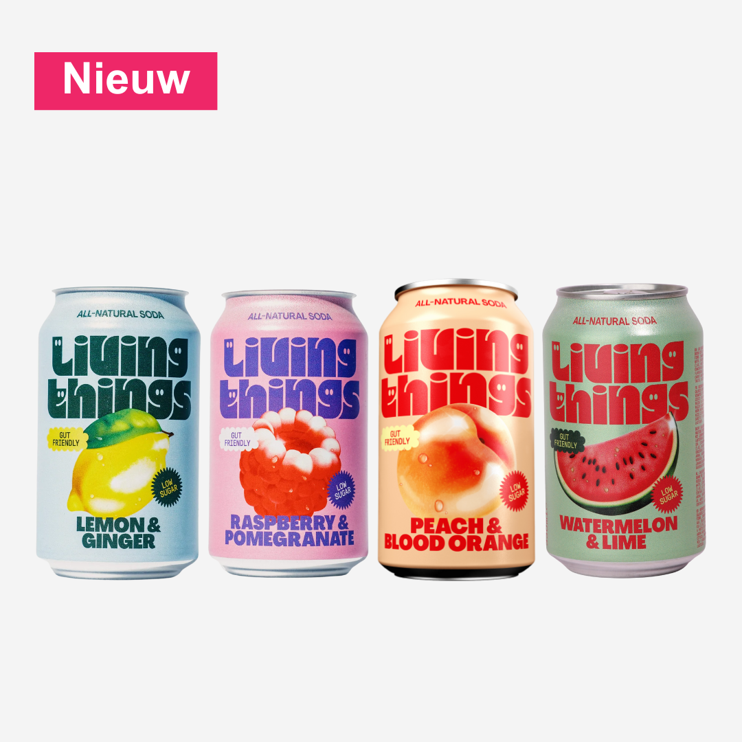 Living Things Proefpakket | Prebiotische soda's